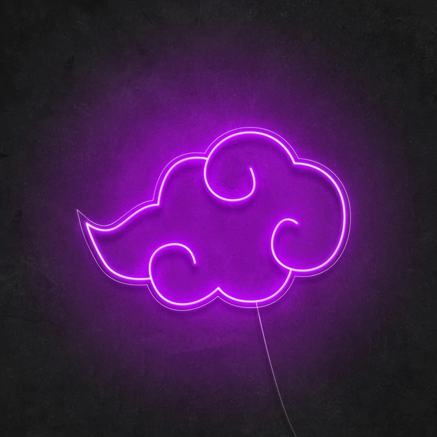 Akatsuki Cloud custom anime neon sign