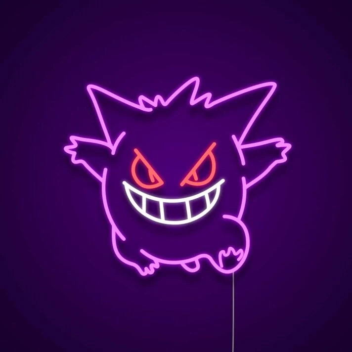 Gengar custom anime neon sign