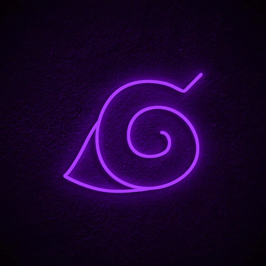 Hidden Leaf Symbol custom anime neon sign