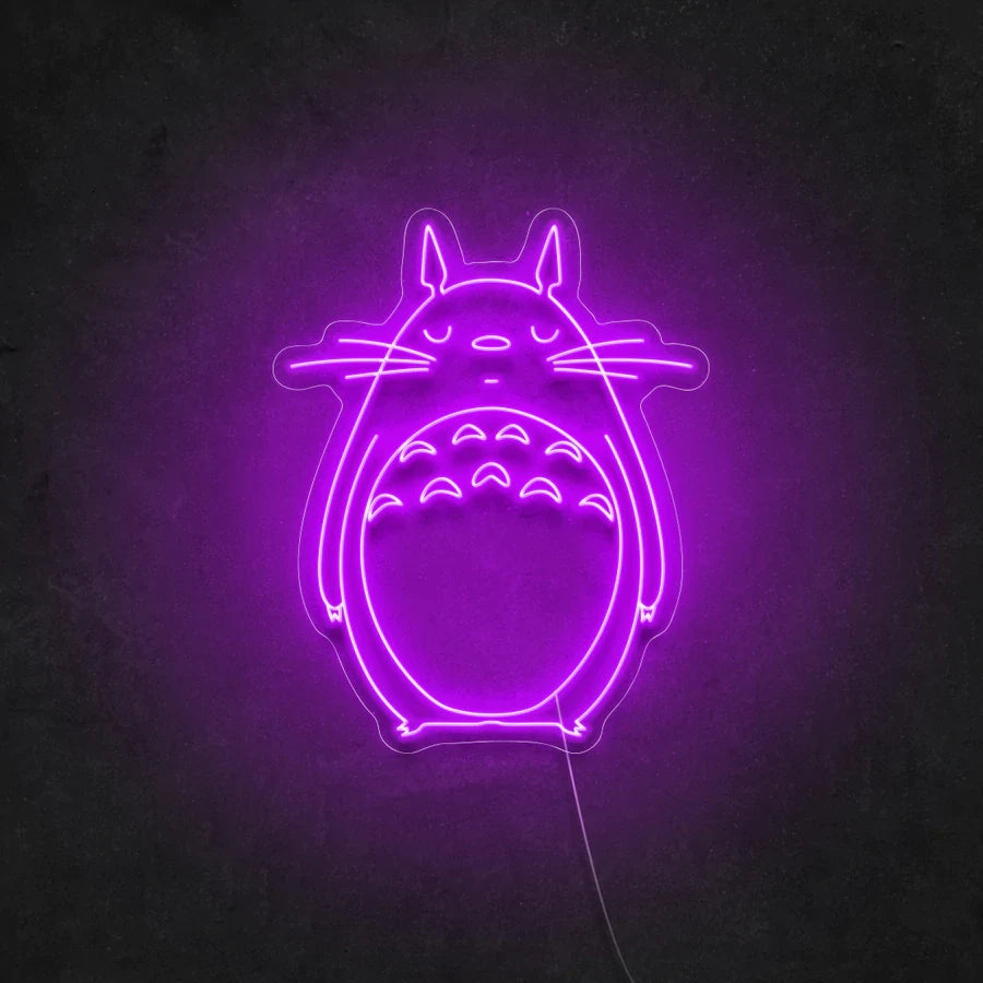 Totoro custom anime neon sign