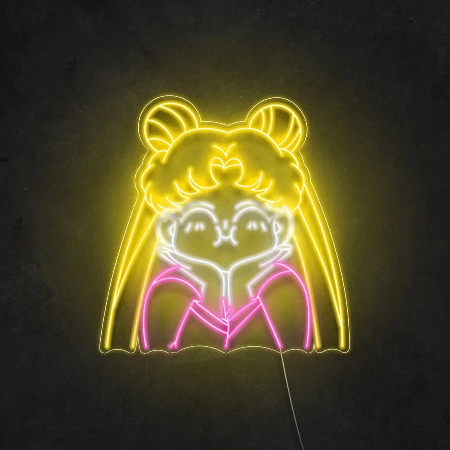 Usagi Tsukino custom anime neon sign