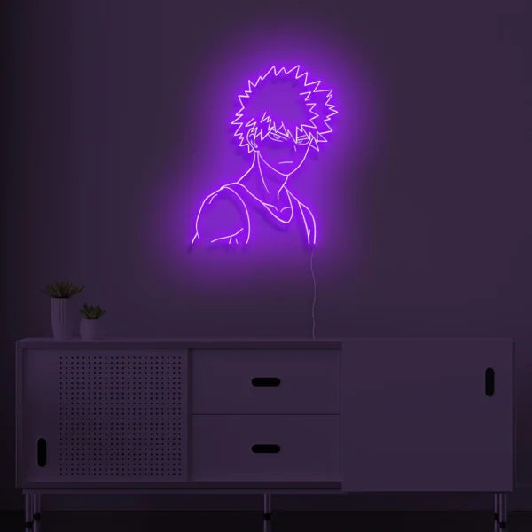 Katsuki Bakugo custom neon sign