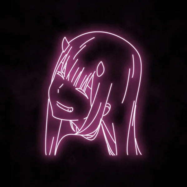 Zero Two custom neon sign