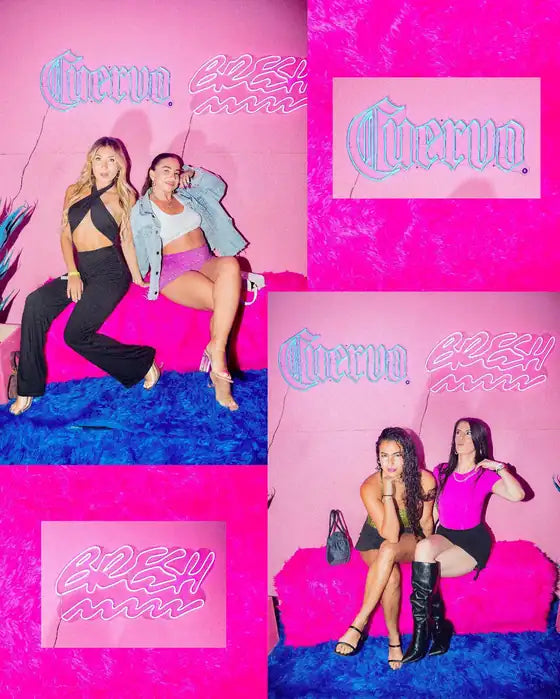 Pink custom neon for Cuervo by Neon Aura